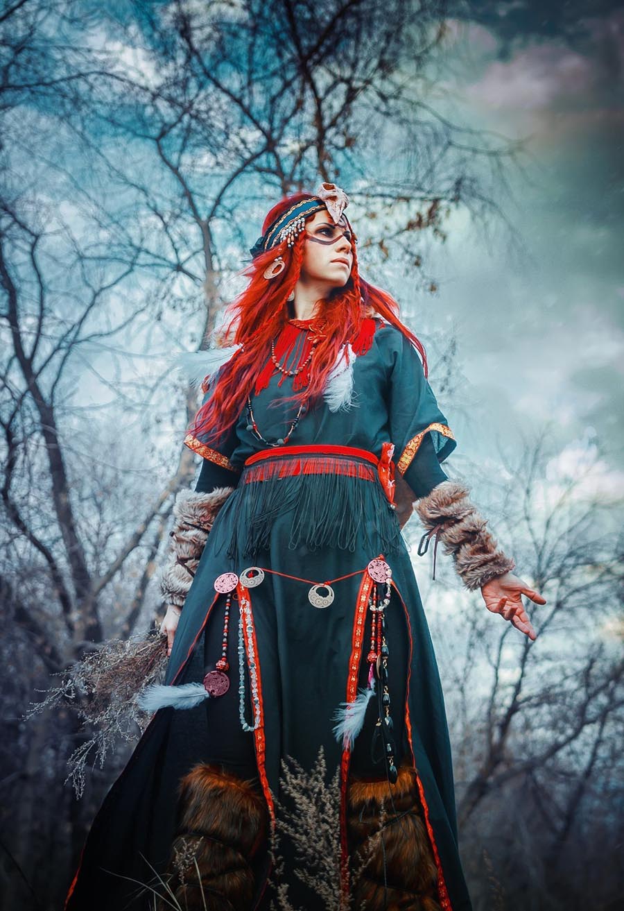 Girls in Slavic costumes underwear in Sorokaba