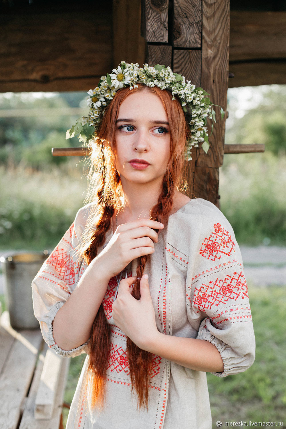 Girls in Slavic costumes in Sorokaba