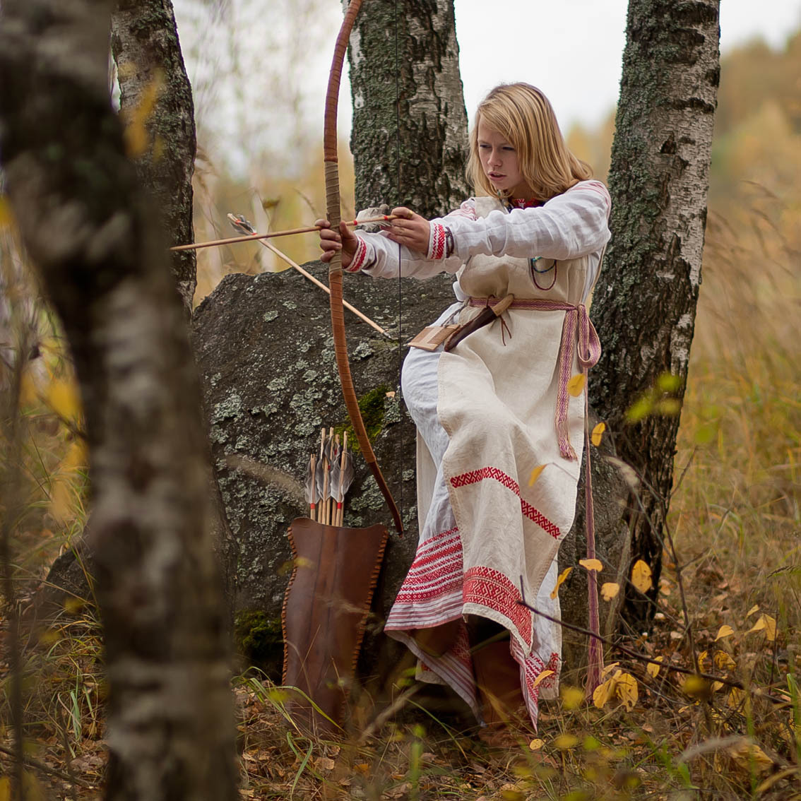 Sexy photo Girls in Slavic costumes in Sorokaba