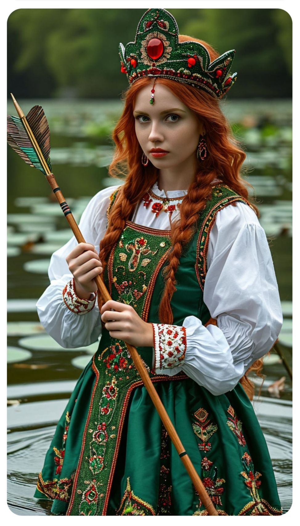 Nude girl Girls in Slavic costumes in Sorokaba